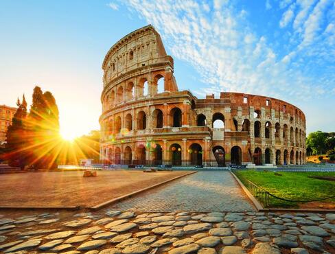 Famous Rome Colosseum