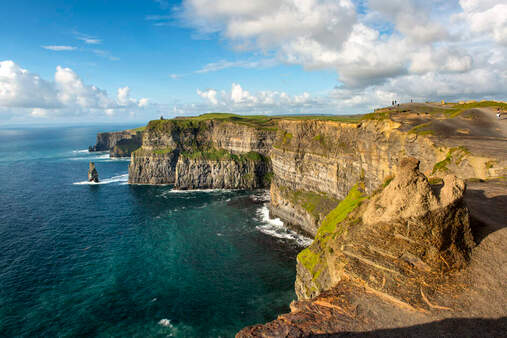 Famous 600' Cliffs of Moher in County Clare