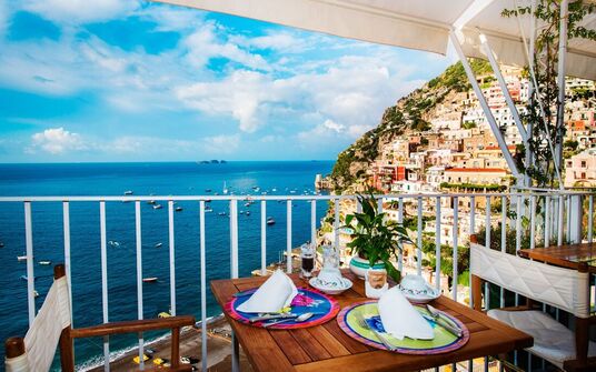 Breakfast View in Amalfi