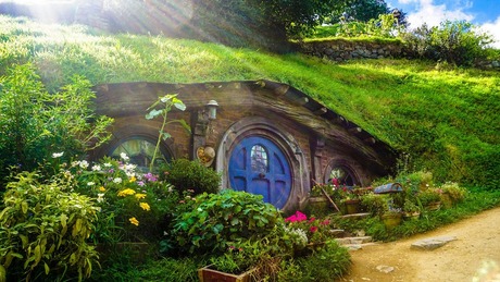 Hobbit House on Lord of Rings Movie set in New Zealand